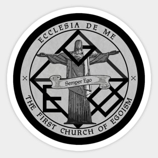 Lies and Hatred - Church of Egoism Sticker